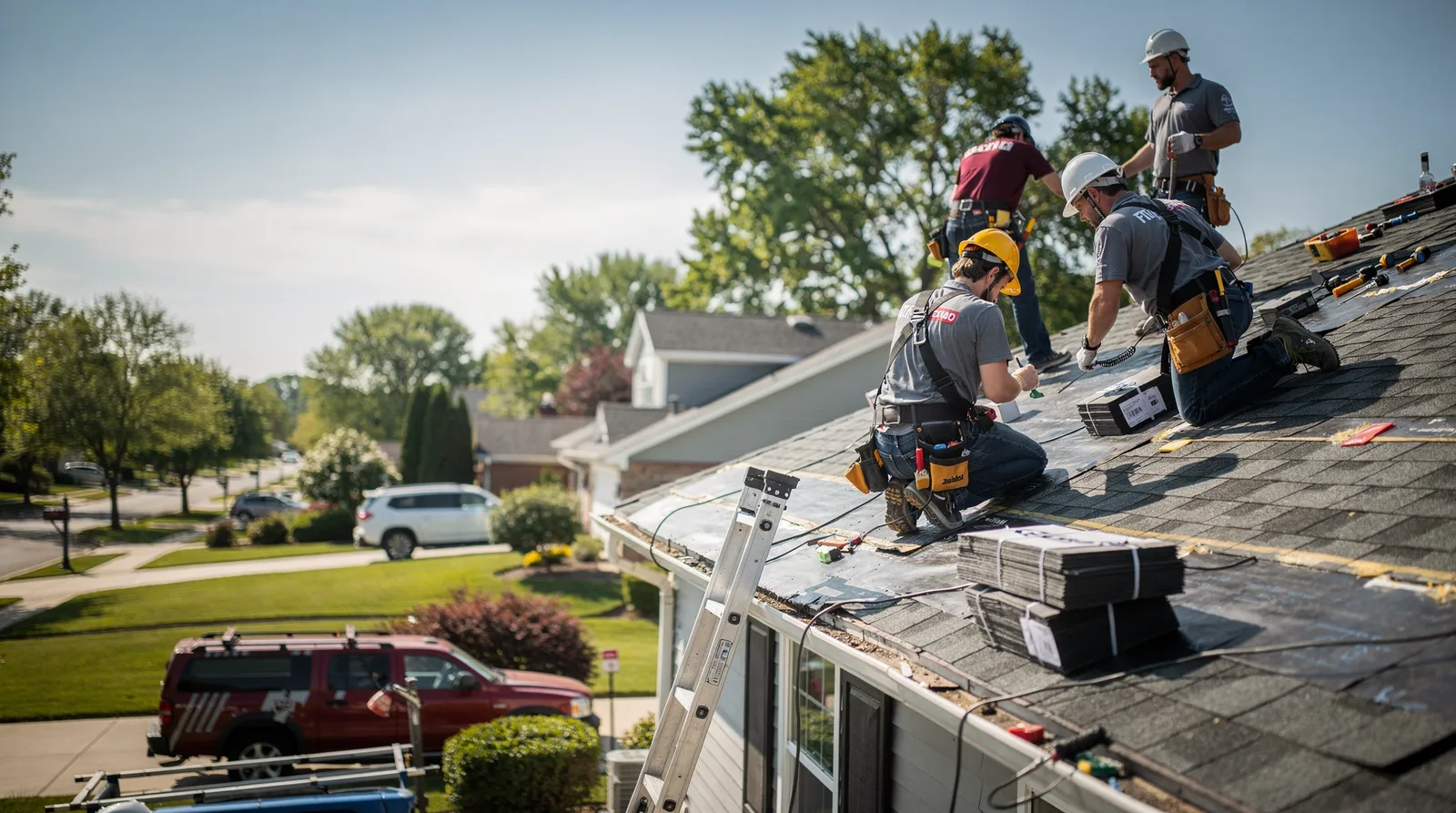 Roof Repair in Blue Island, IL around you